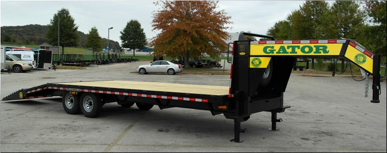 Gooseneck flat bed trailer for sale14k  Wilson County,  North Carolina